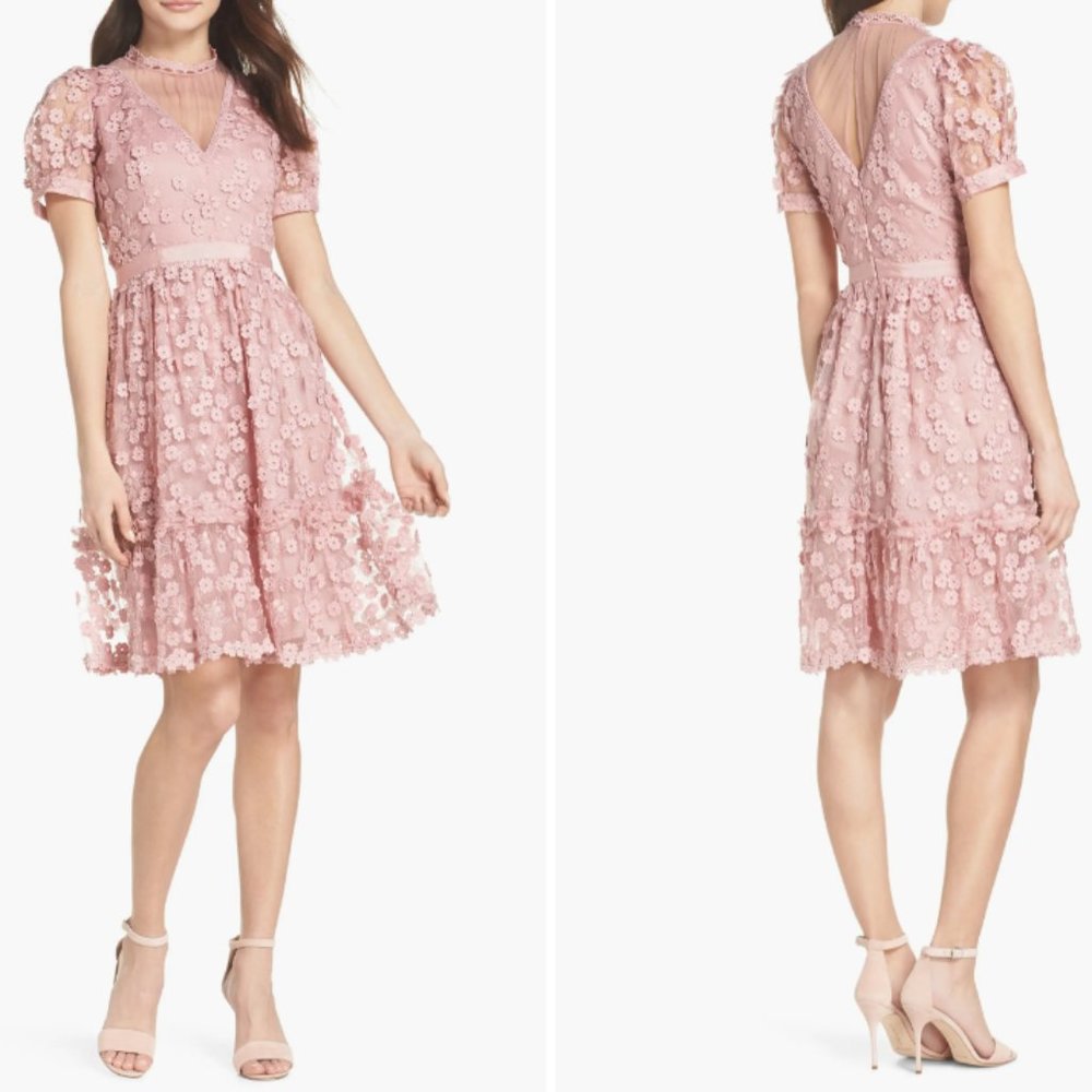 French Connection Caballo Embroidered Dress